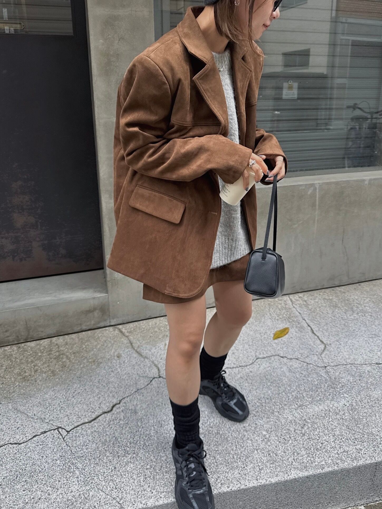 suede dad jacket | nananamoe