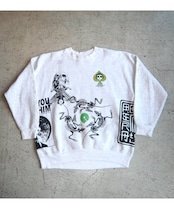 00s POWELL PERALTA Bootleg マルチプリント クルーネックスウェット