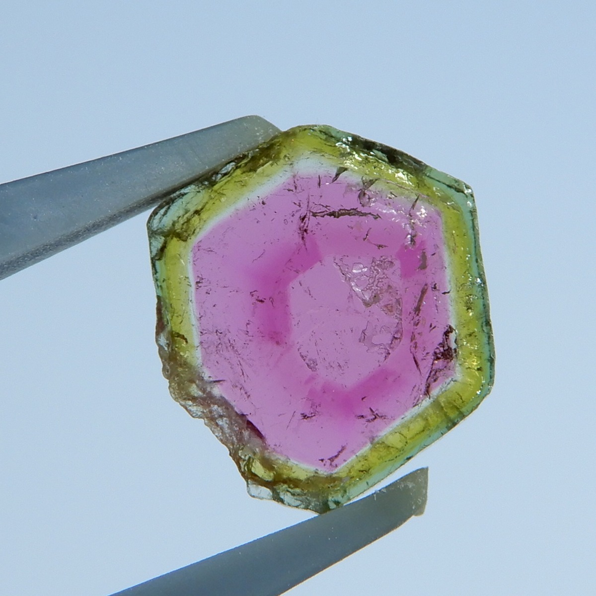 高級】トルマリン ルース 14mm4.41g（【ルース】ウォーターメロン  