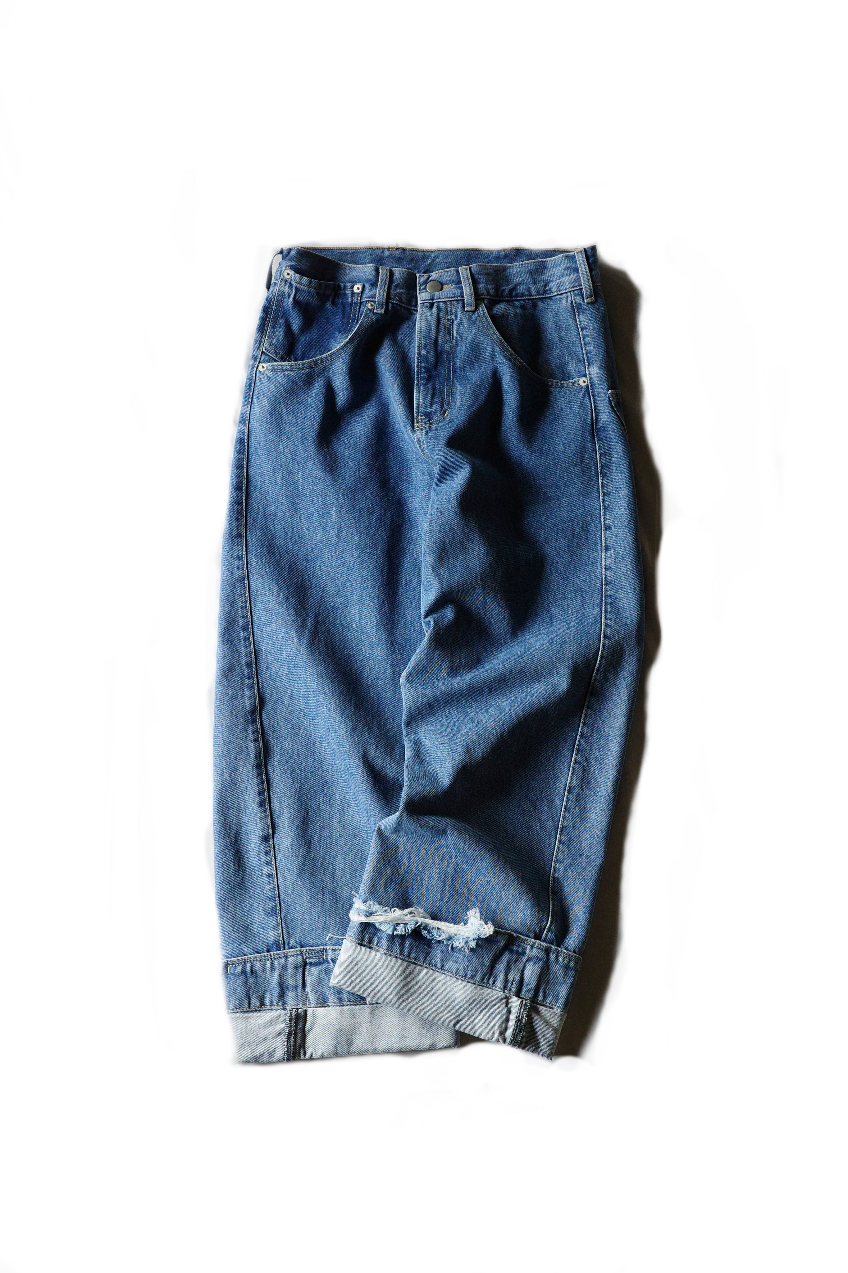 MARINA YEE【OVERSIZED DENIM TROUSERS -Stone-】