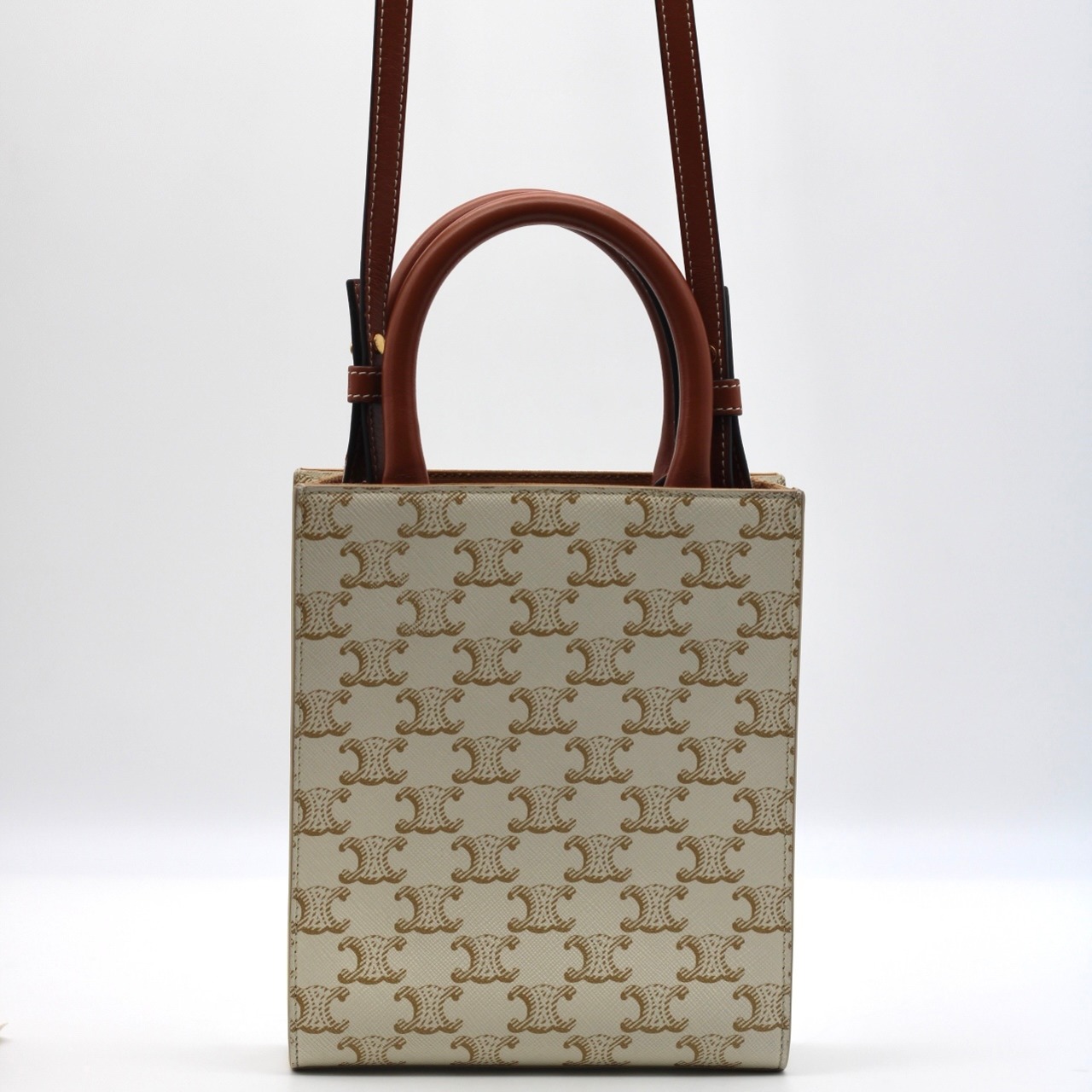 CELINE ミニ バーディカルカバ トリオンフ 2way ハンドバッグ | DEFY 