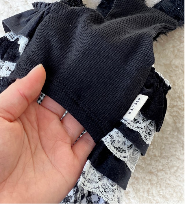 予約【SICGGU】Black Cupcake Dress