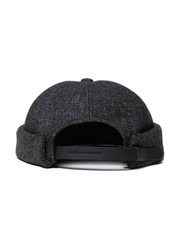 Melange Wool Thug Cap -Melange Plaid-