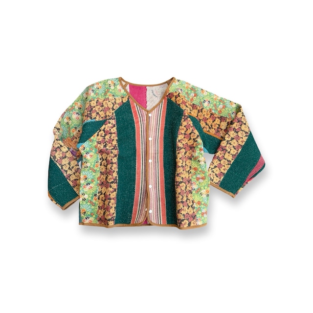 saruche Vintage グドゥリー 刺子のブルゾンジャケット