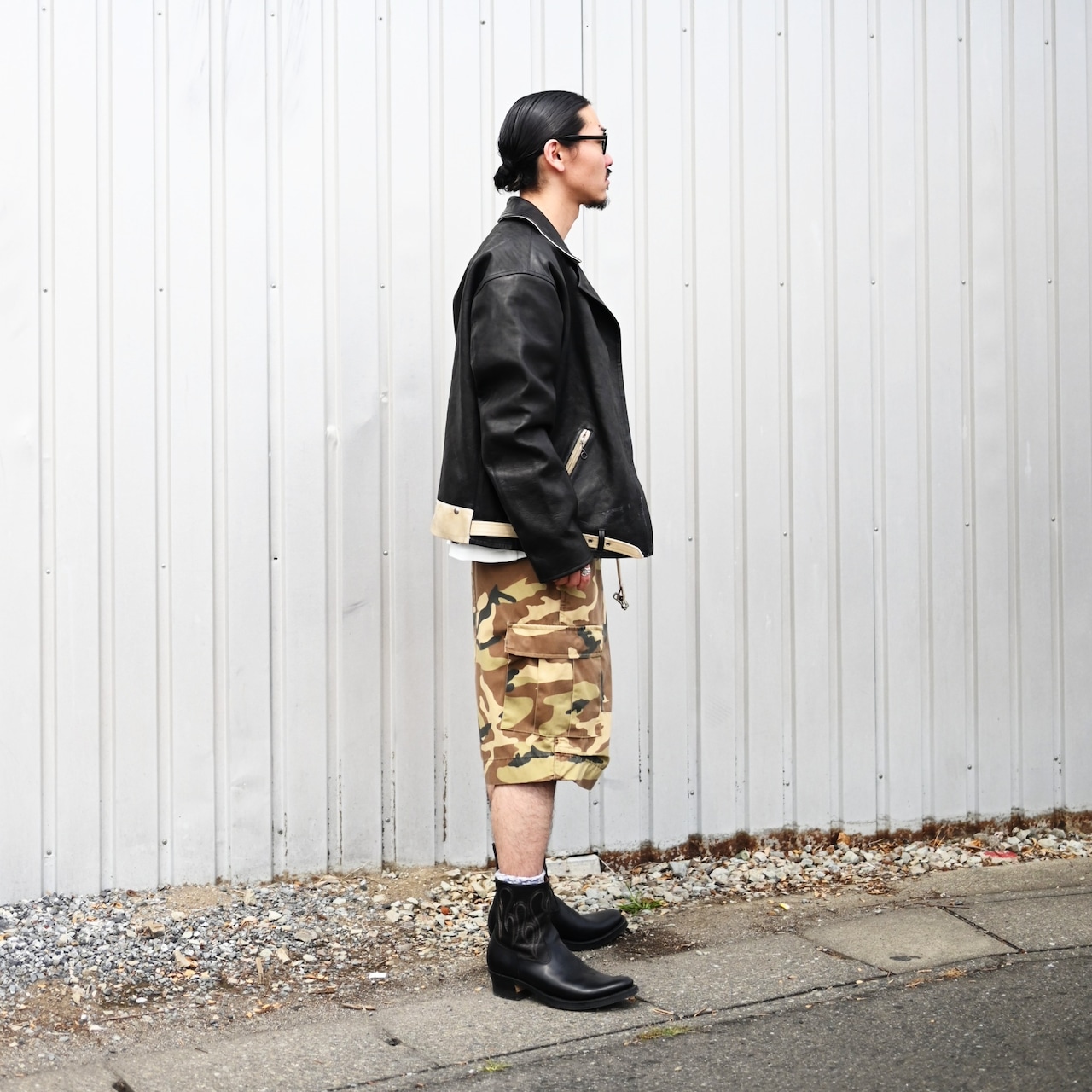 OLDJOE(オールドジョー）PATINA HORSE-HIDE PERFECTO JACKET (Two-Tone)を夏着るなら