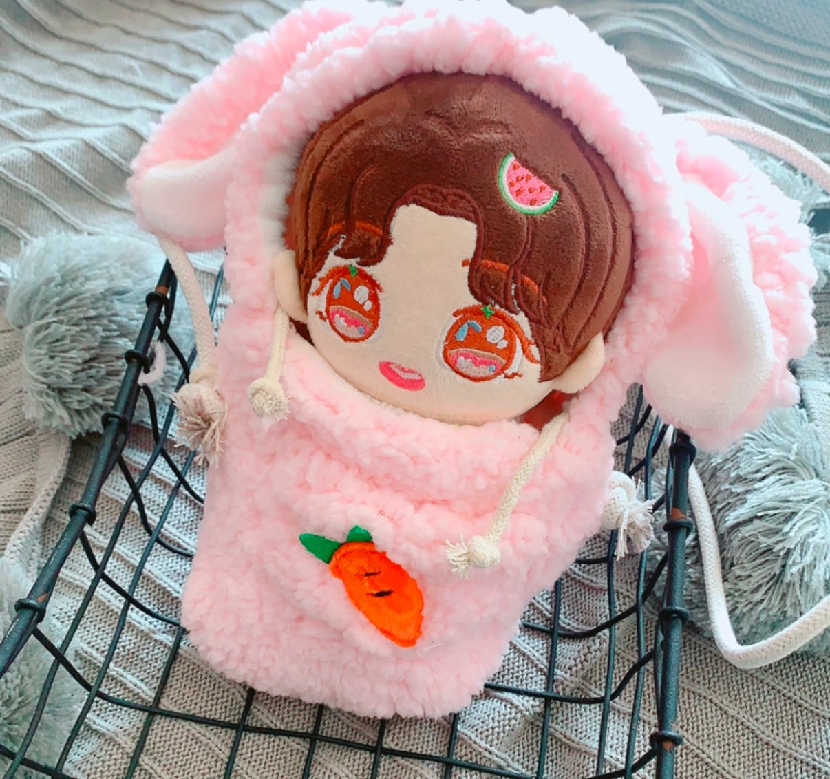 ベージュ】うさ耳ᕱ⑅︎ᕱ