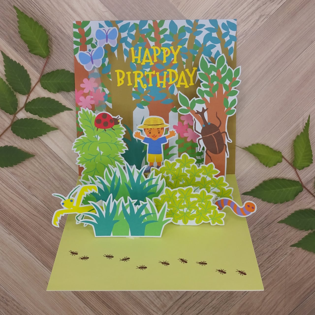 誕生日カード ☆ 男の子【 Bugs World 】 | coconut mimpi Online Shop