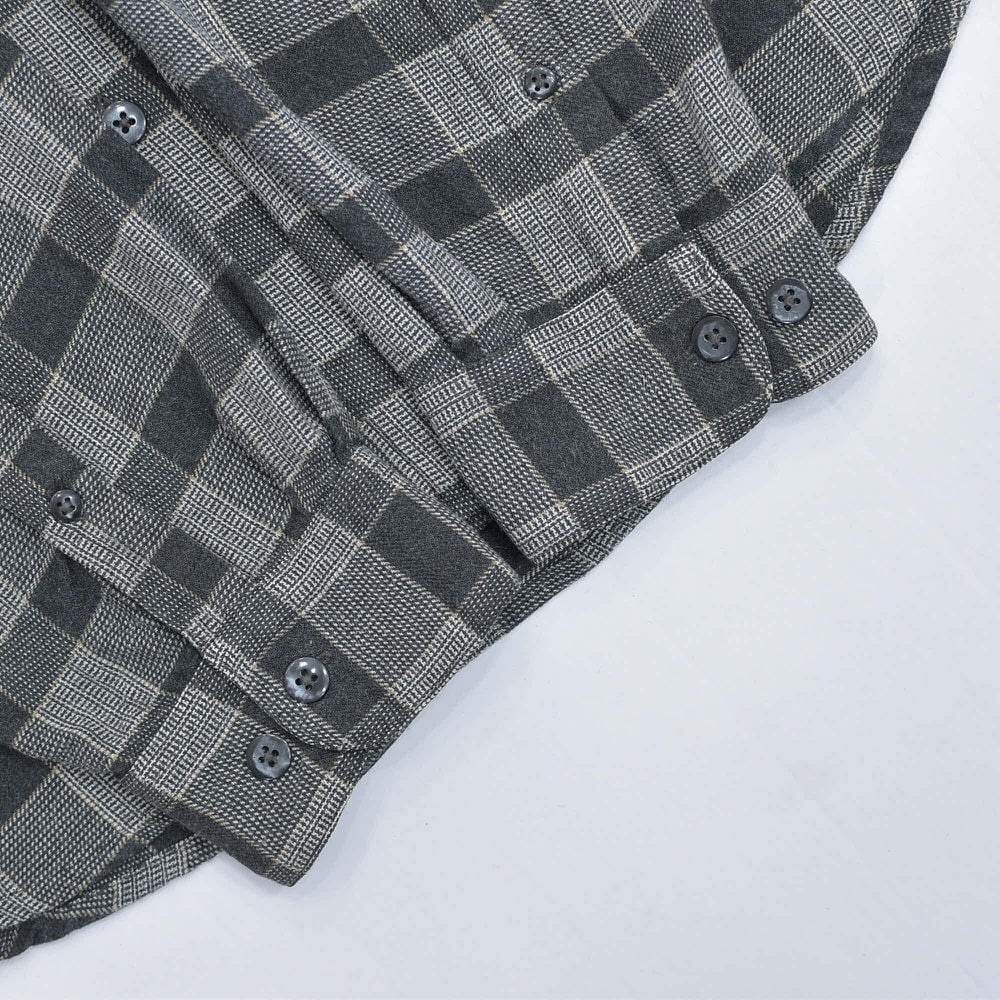 90〜00s MERONA メローナ レーヨンブレンド コットン チェックシャツ 90～00s MERONA メローナ レーヨンブレンド コットン チェック