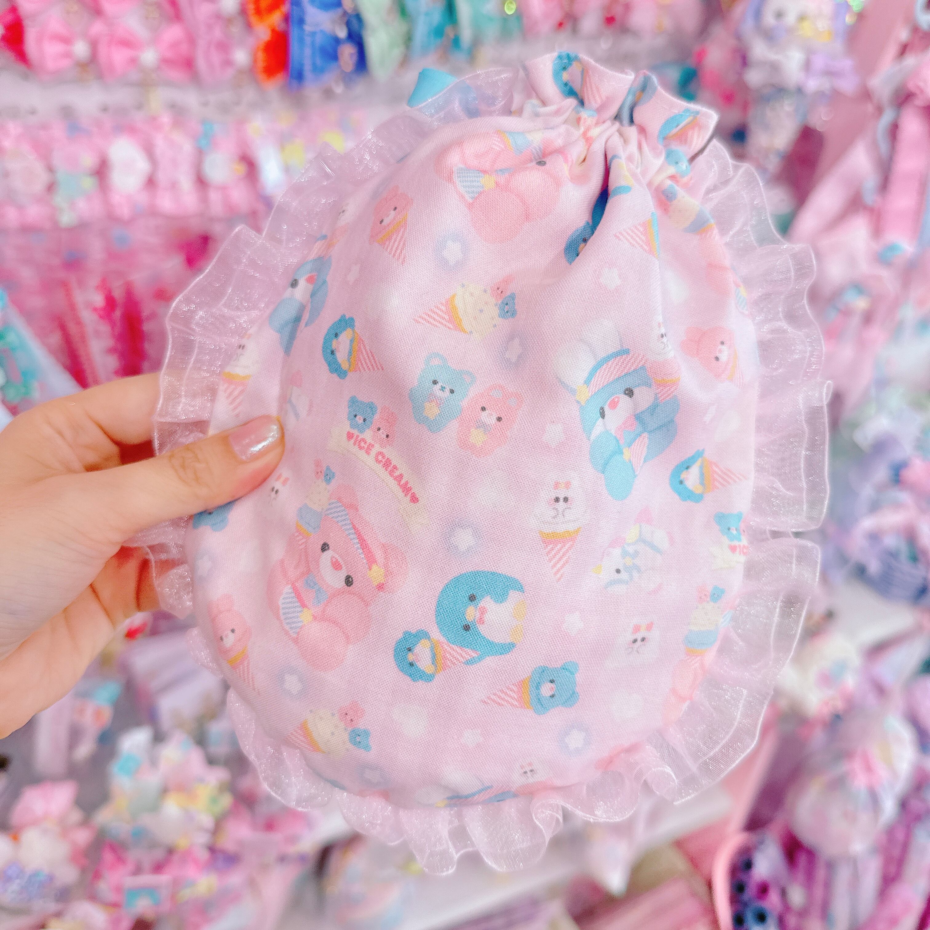 【P10】1-3シャカシャカ丸巾着袋