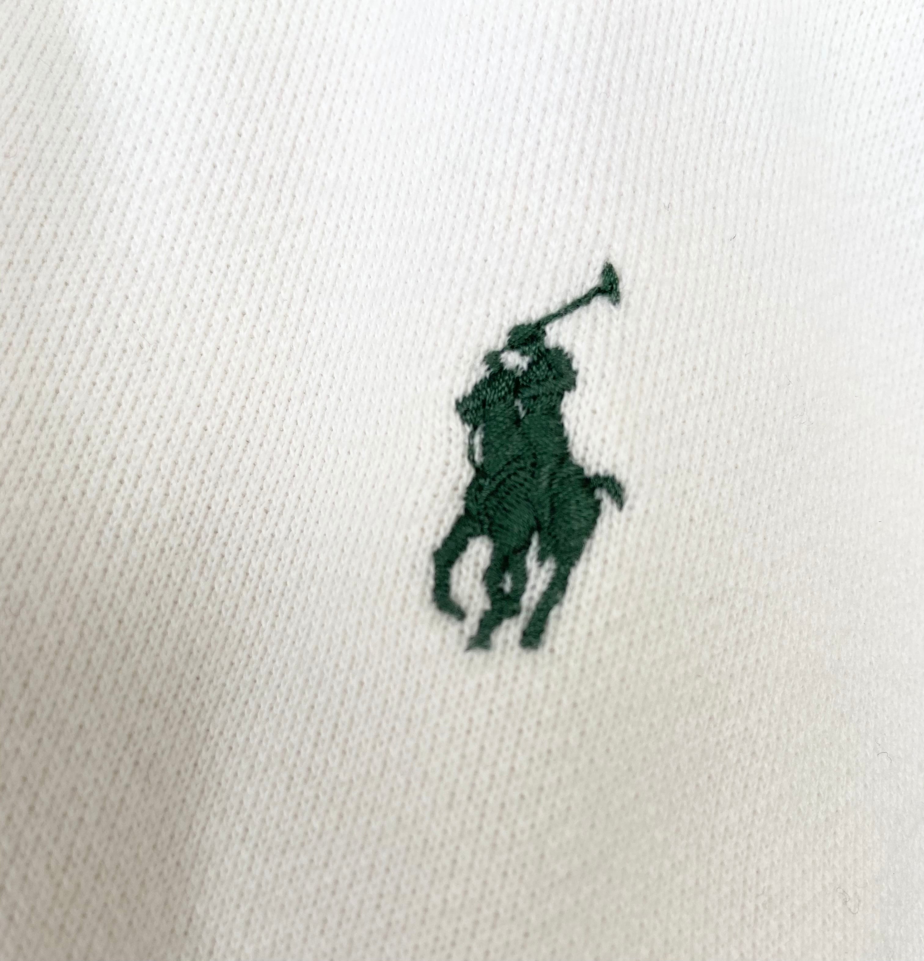 ジャケット_BLARIVE肉厚 90s POLO ラルフローレン サーマル フルジップ パーカー 刺繍