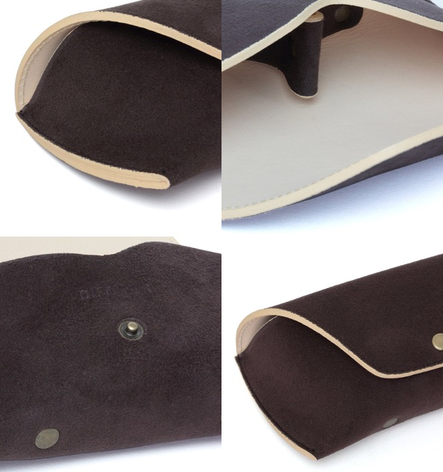 DIFFUSER 牛革 セミハード メガネケース TECH SUEDE EYEWEAR CASE SG1139 ディフューザー メガネ サングラス カウレザー 国産 日本製-5枚目