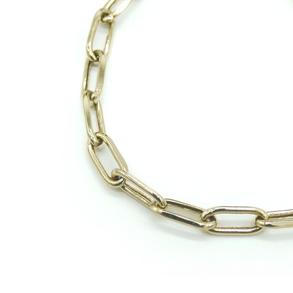 13g K18 ペーパークリップ ネックレス 18金 ネックレスチェーン Y02628