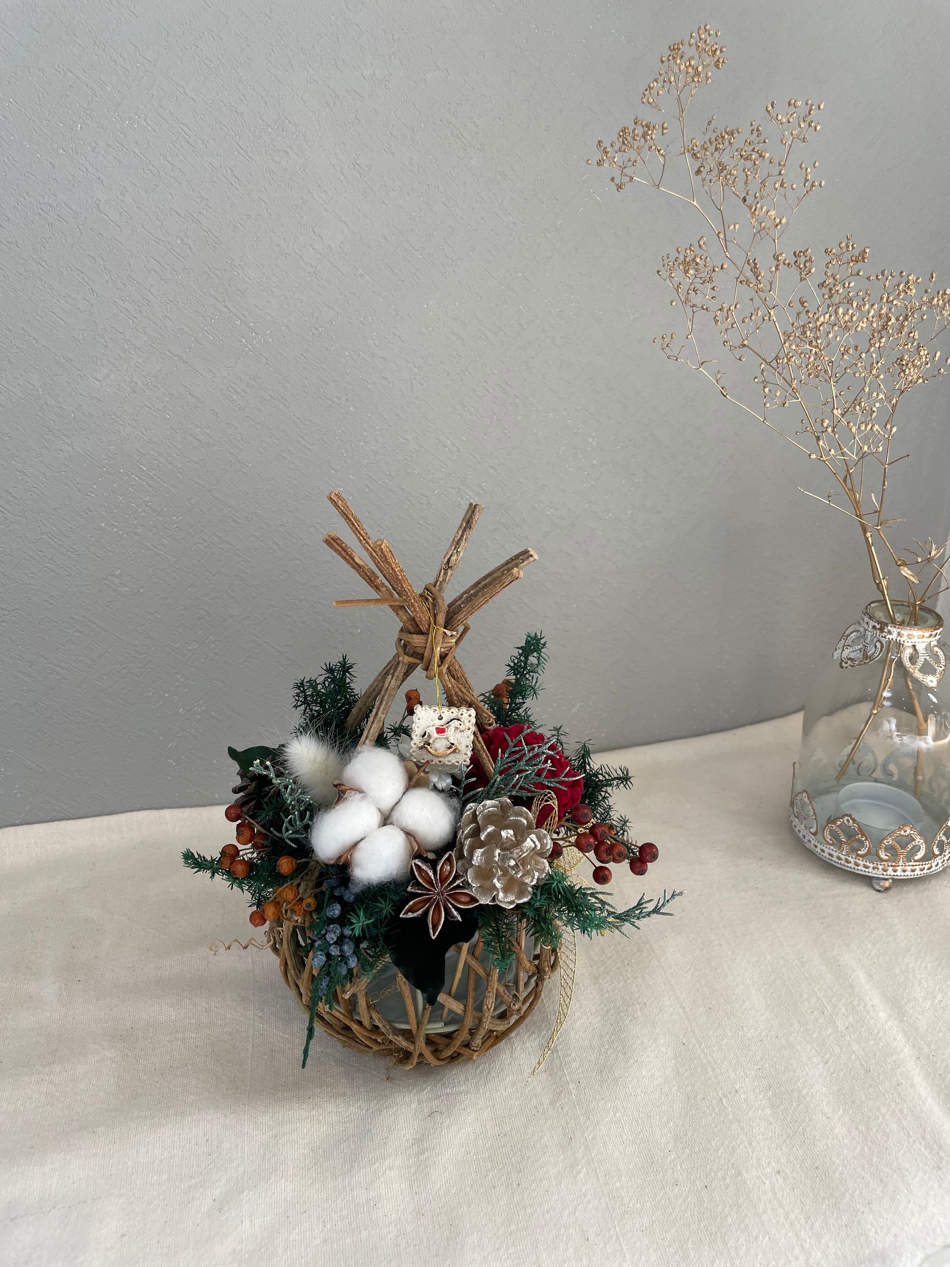 クリスマス  アレンジメント クリスマスアレンジメント | アトリエ ミュー