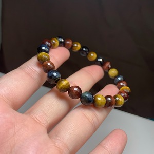 ミラーボールカット・ミックスタイガーアイ ブレスレット