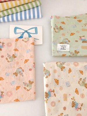 【即納】クッキーベア コットン生地23FW