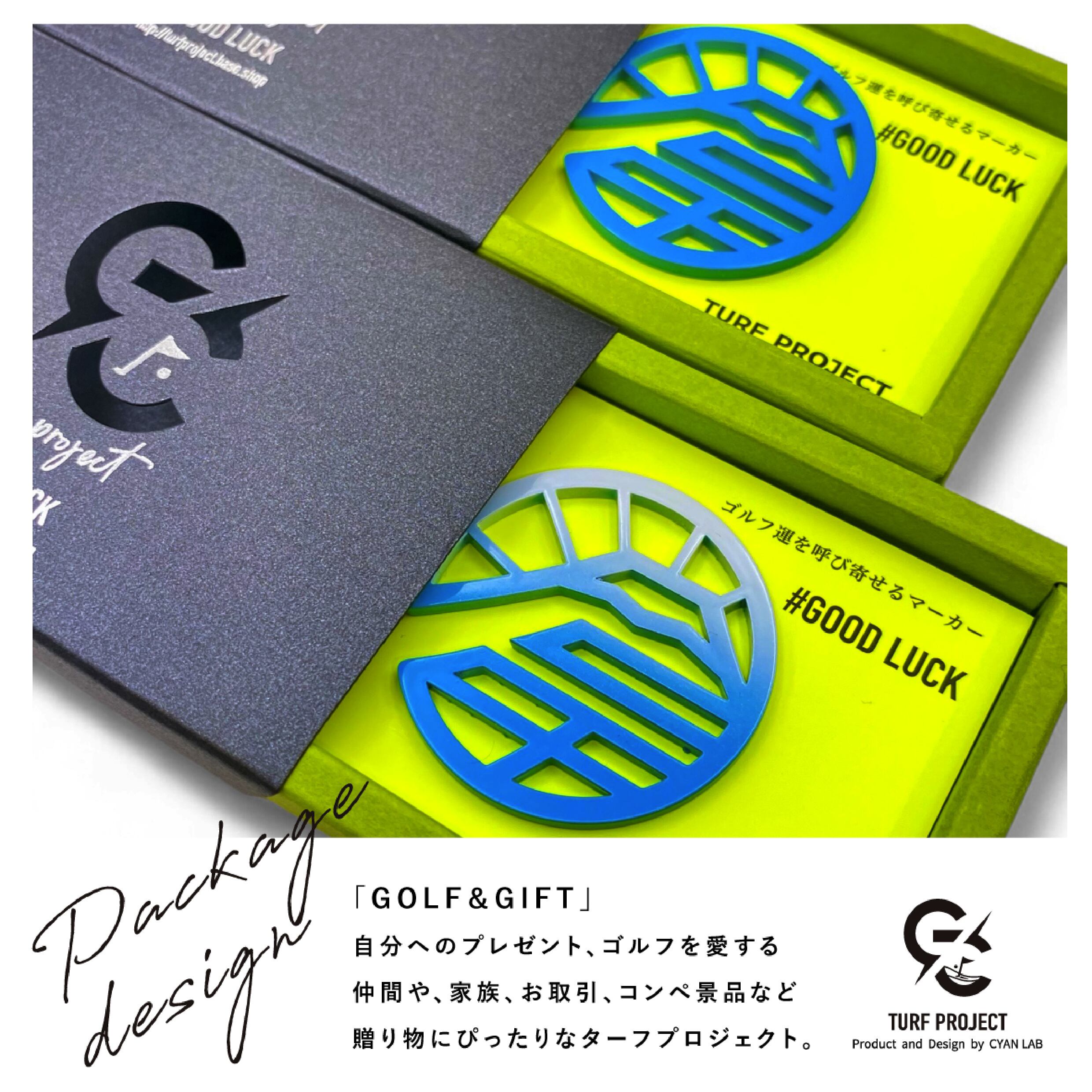 GOOD LUCK / モデル名：冨/ ゴルフ運を呼び寄せるメタルマーカー 色