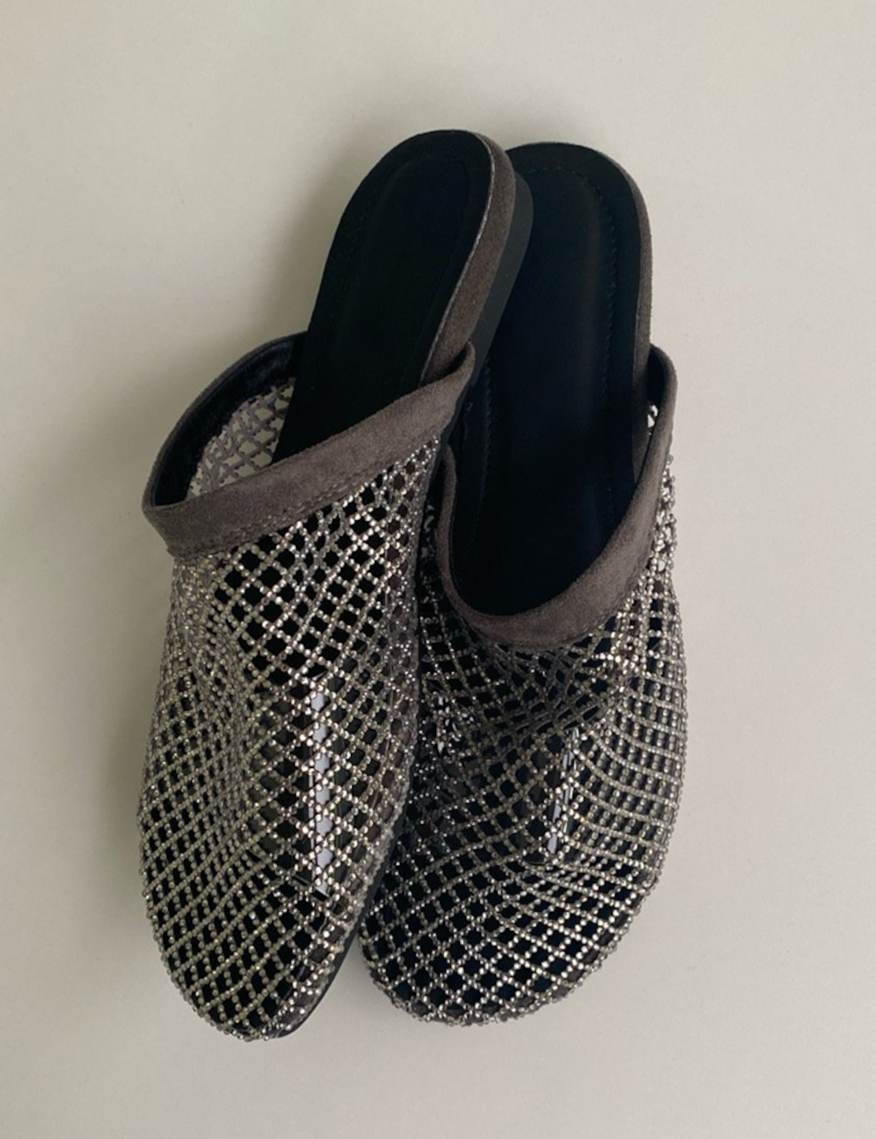 【新作5%OFF・3日間】Beads-Mesh Mule _3colors