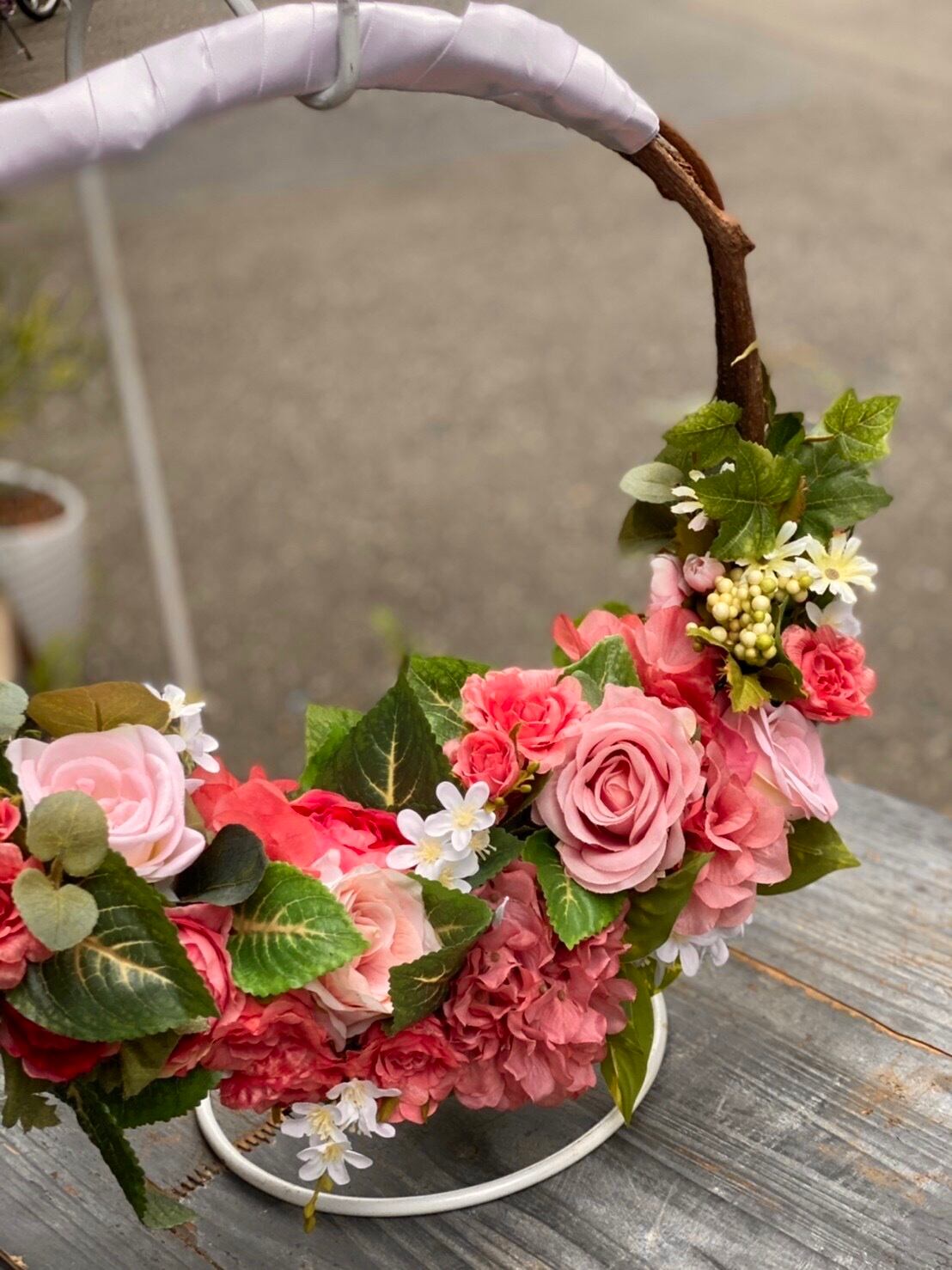 リース ブーケ　造花 リースブーケ（造花）直径30㎝ | Lee.espoir リー・エスポワール