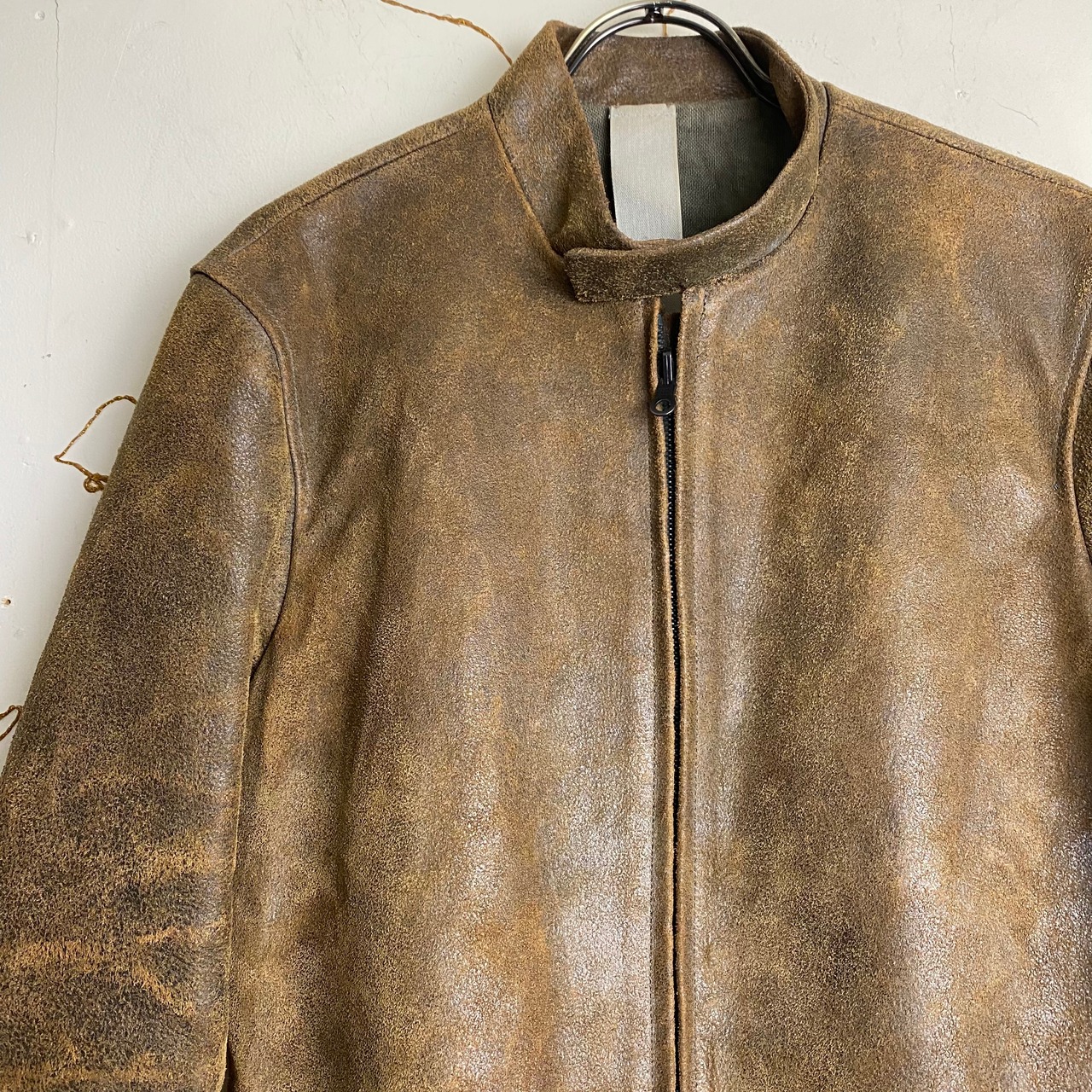 CARPE DIEM leather riders jacket