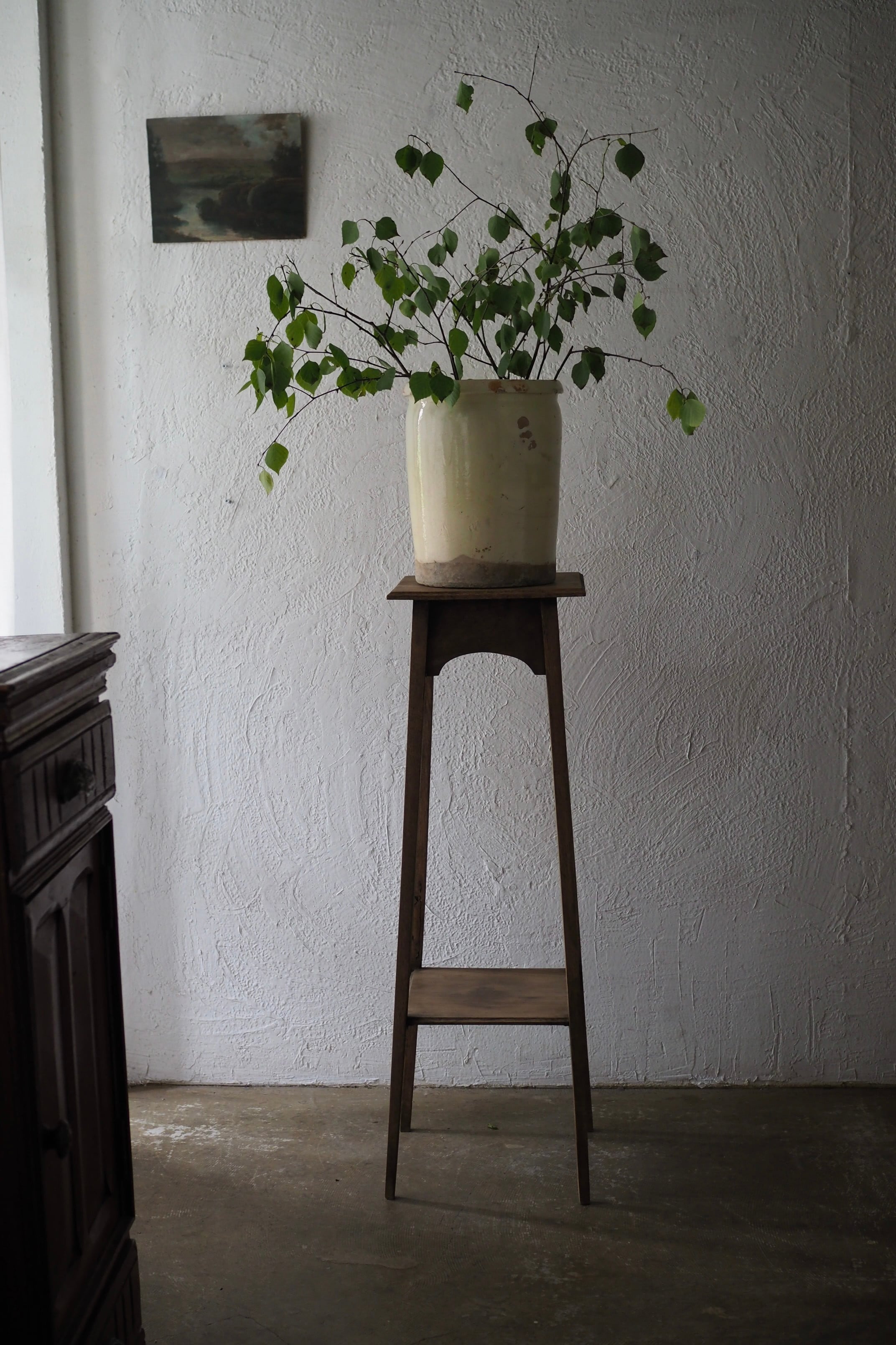 オークの花台 No.1-antique plant stand | アンティーク.ヴィンテージ