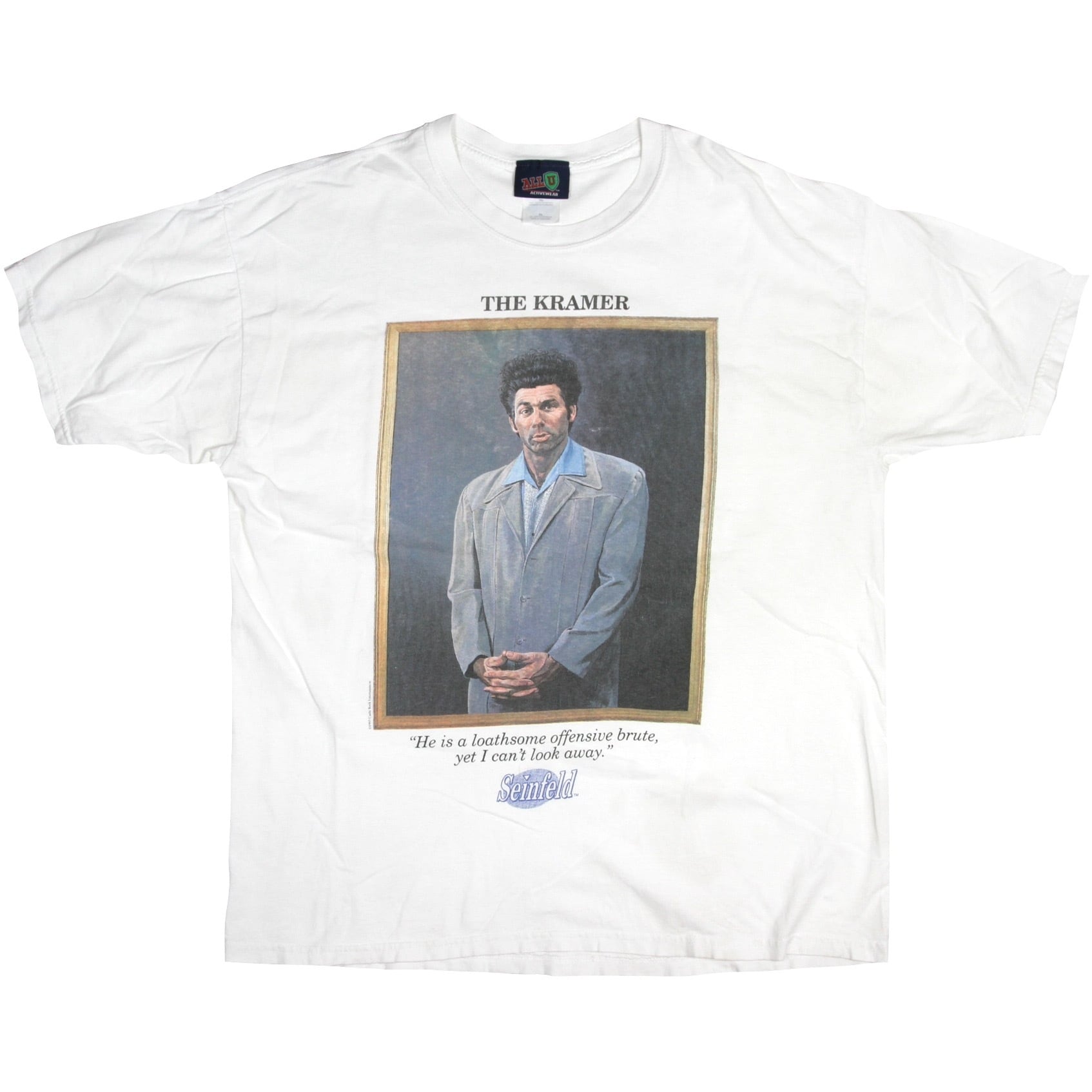 USED【XL】Vintage 90s TV Drama Seinfeld The Kramer Tee / ALL U ©️1993