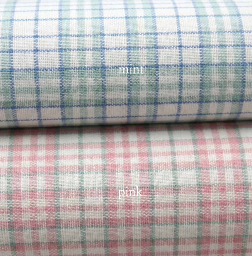 【即納】バターピンク コットン生地(2色)22FW