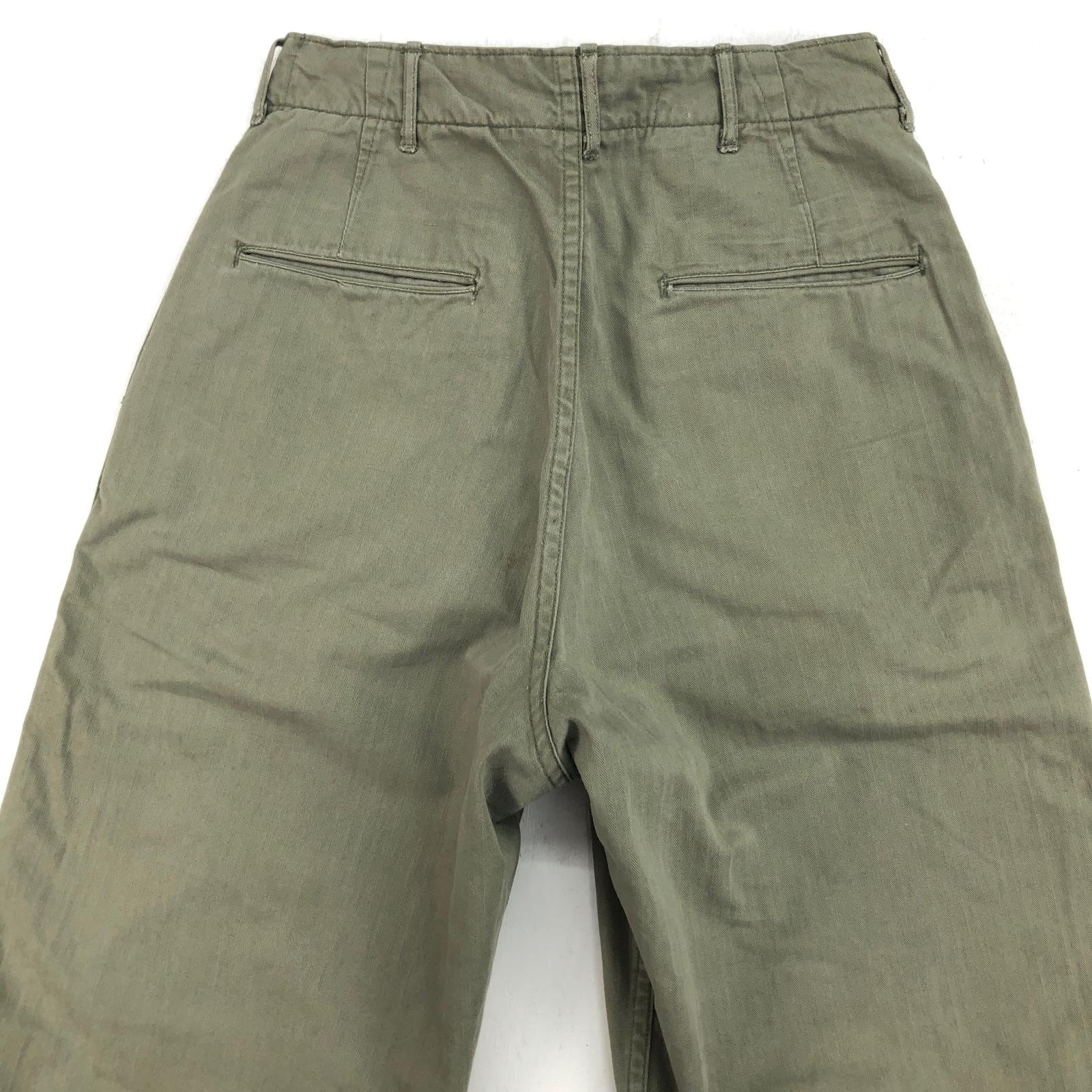 m-41 m-42 HBTパンツ　40s ヘリンボーン U.S ARMY 40年代 M-41 M-42 HBT ヘリンボーンツイル パンツ 月桂樹