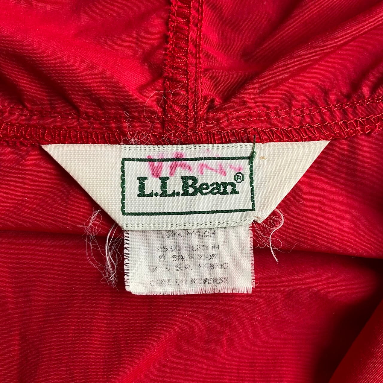 80〜90年代 USA製 L.L.Bean エルエルビーン ハーフジップ プルオーバー 