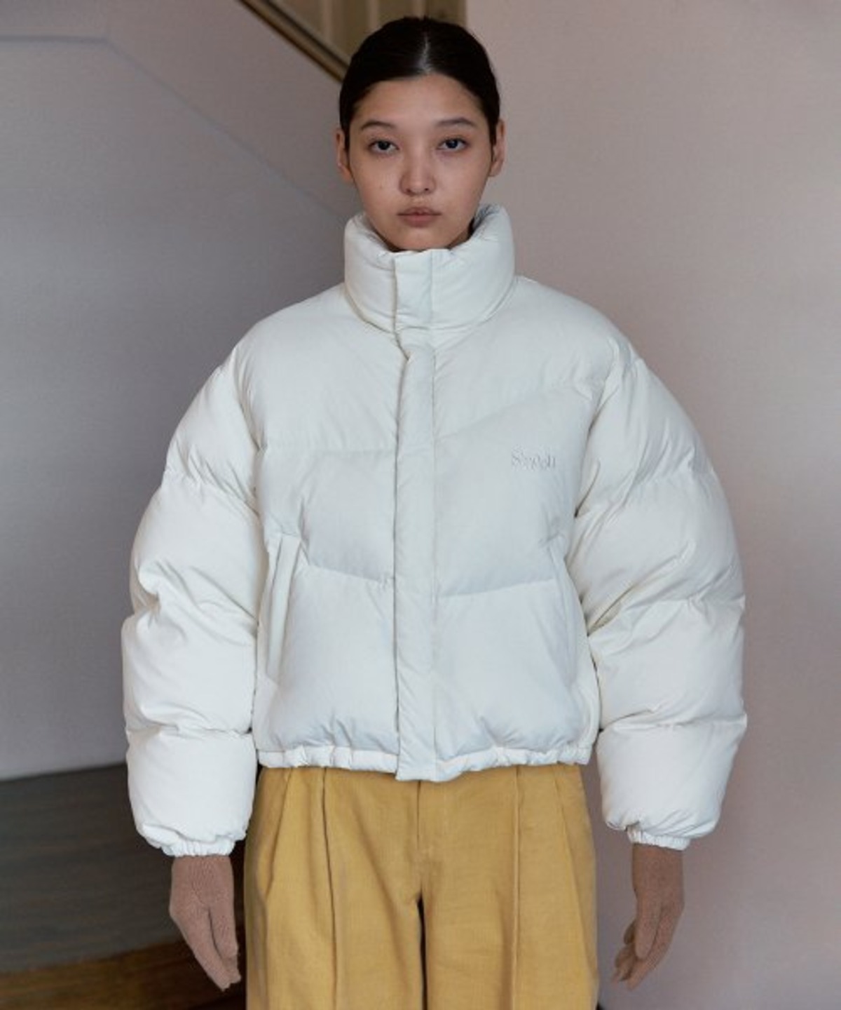 SINOON] PUFFER DOWN JACKET (IVORY) | もごつ