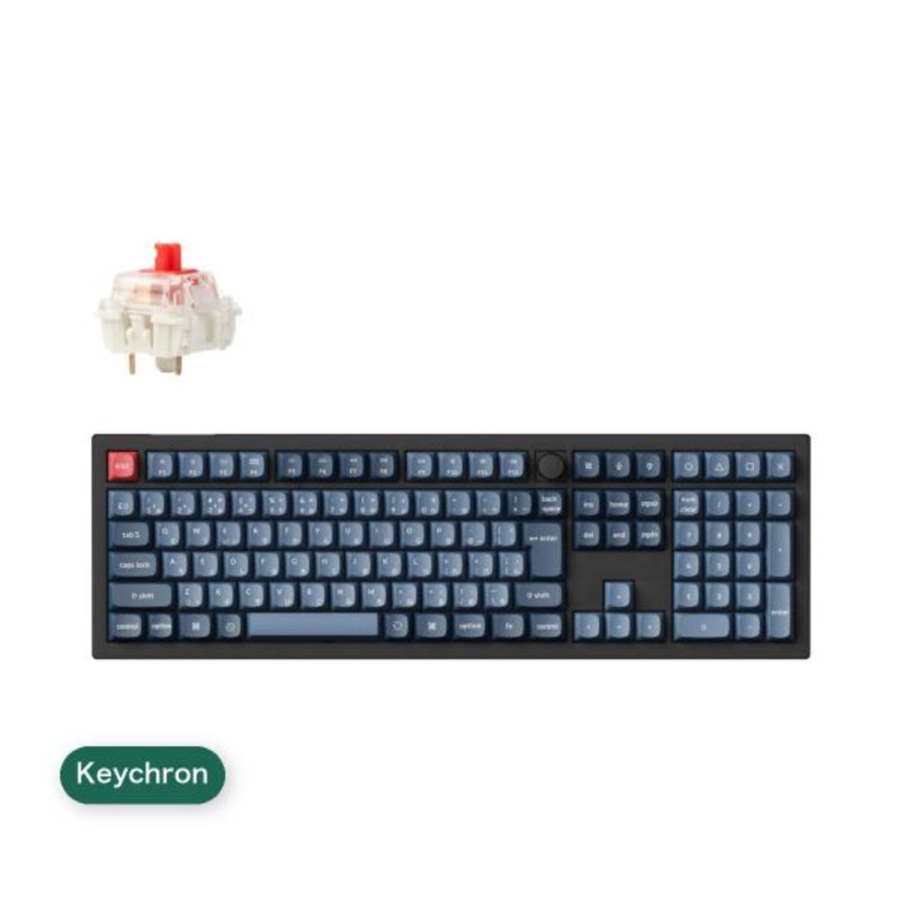 Keychron / V6 MAX QMK ワイヤレスカスタム・メカニカルキーボード 赤軸 JIS配列