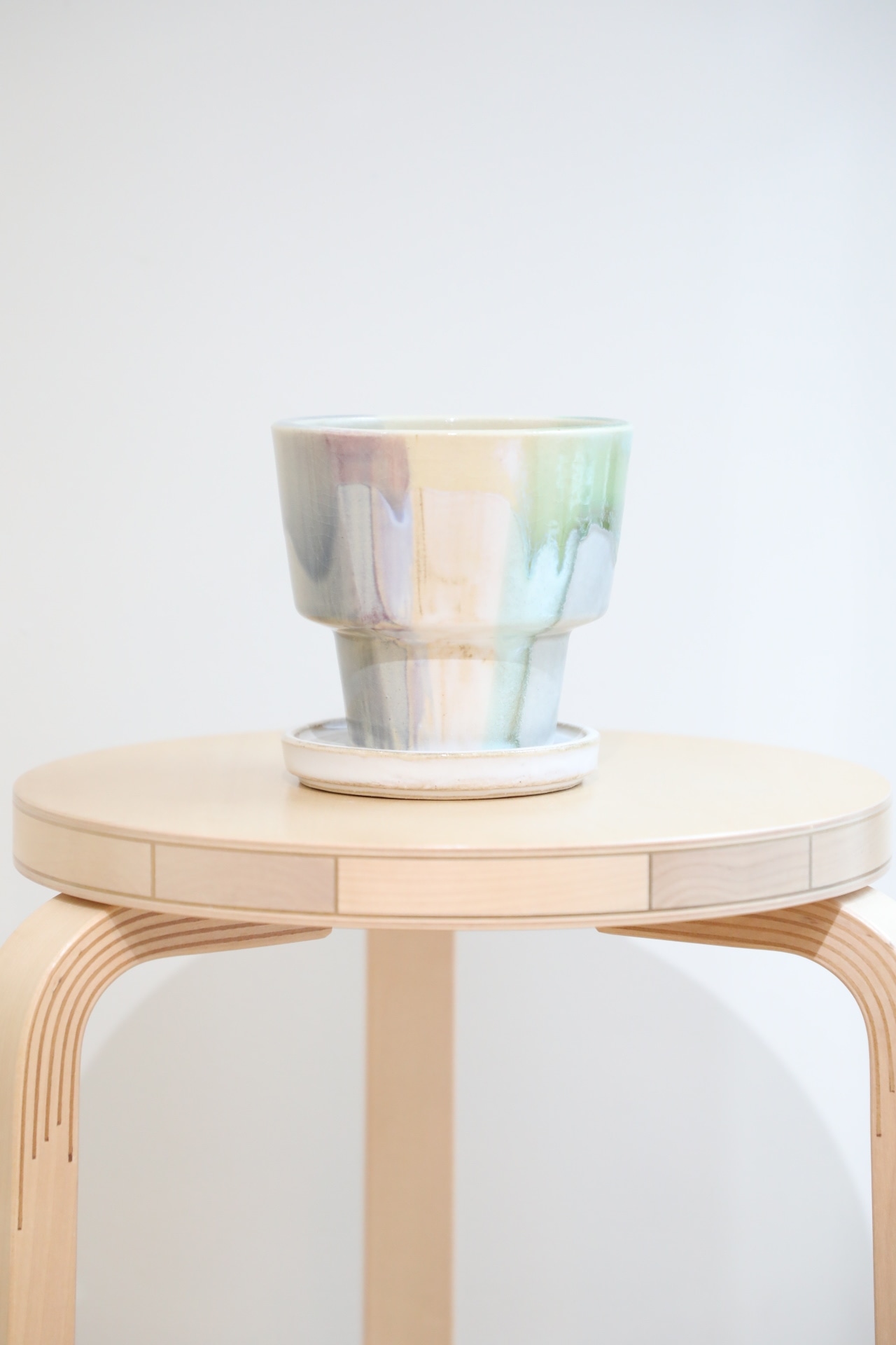 オーラポット フレア /陶器鉢