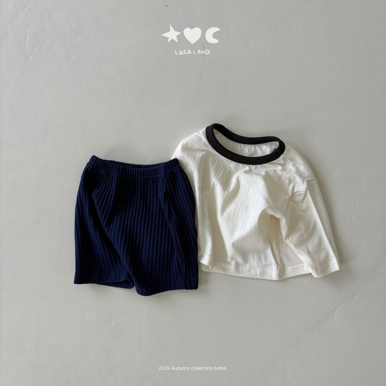 韓国子供服 / LALALAND / 26Autumn / ベベ ベニス セット / 秋服 / ベビー *6M~18M*