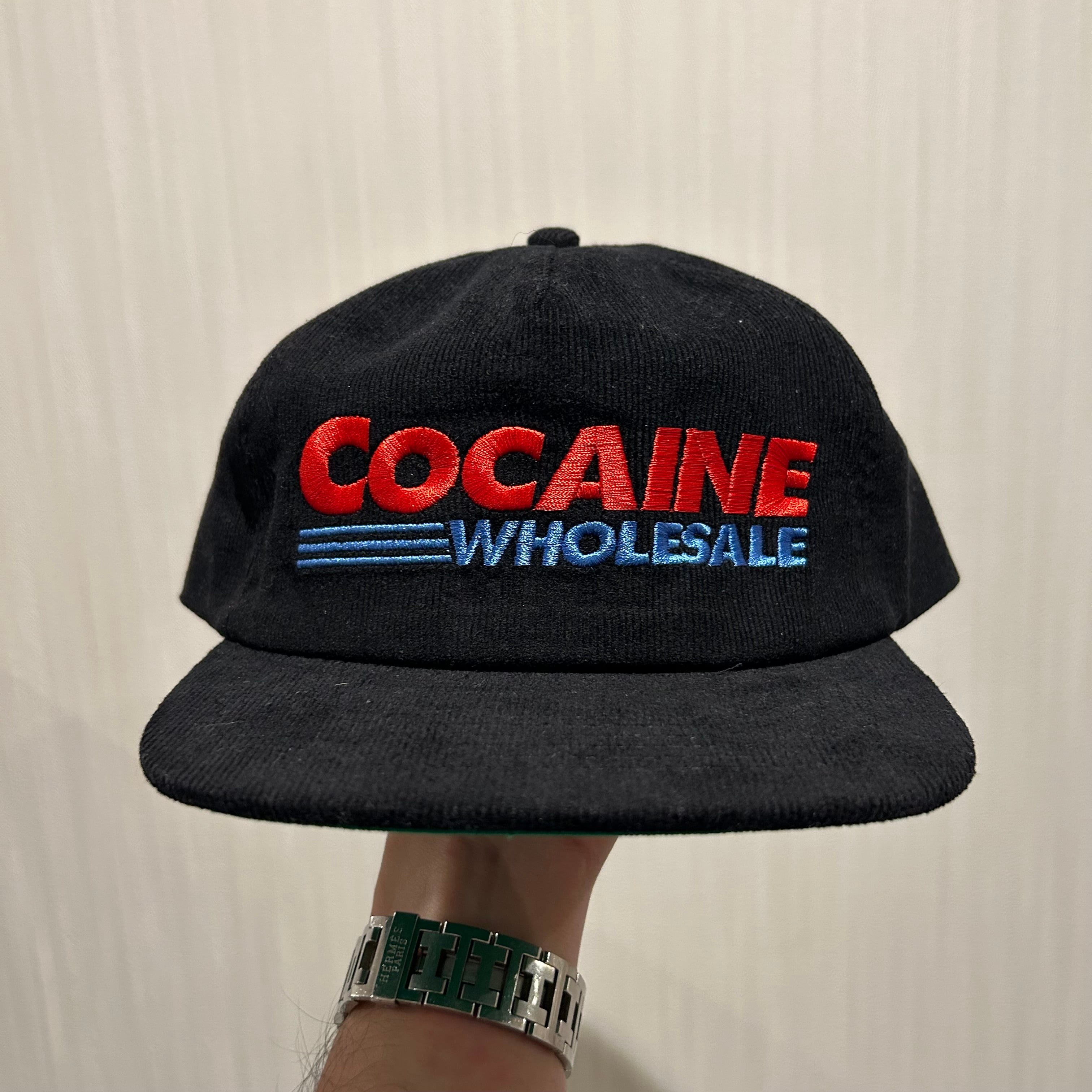 Dead Stock!! 2000s〜COSTCO parody “COCAINE WHOLE SALE” cap “BLACK