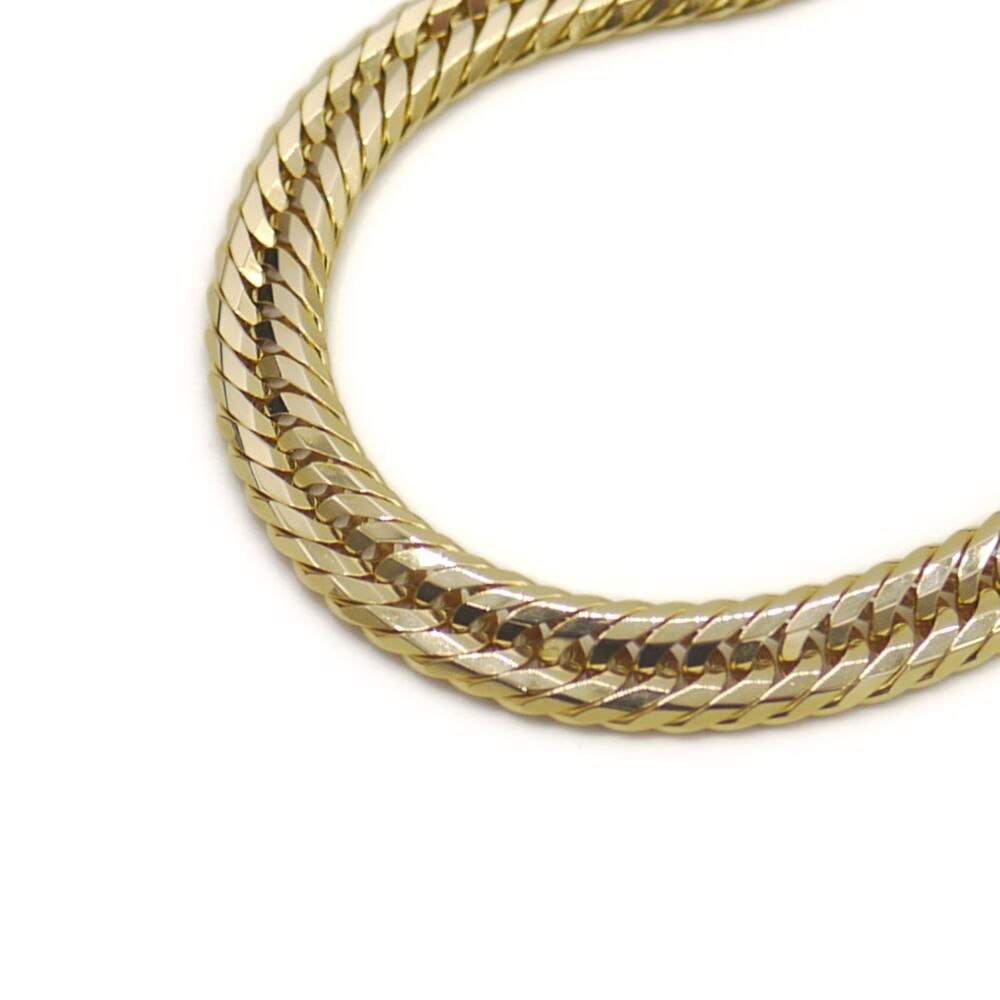 50g K18 喜平12面トリプルネックレス 18金 ネックレスチェーン Y04979