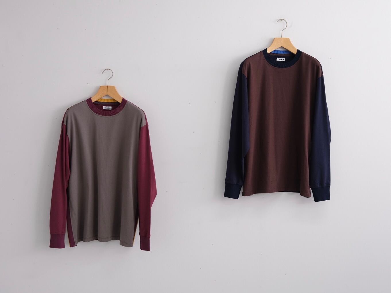 Men's COOHEM” KNIT SIDELINE T-SHIRT〈LONG SLEEVE>” | Lapel online