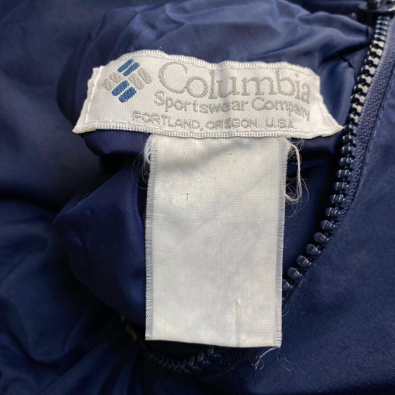 【海外古着】Columbia　コロンビア　ボア生地　カレッジコラボ　ビッグ 《限定クーポン配布》コロンビア ジャケット デニム ボア