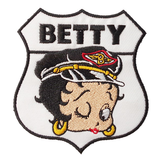 Betty Boop ベティーちゃん 刺繍 ワッペン ロードサイン
