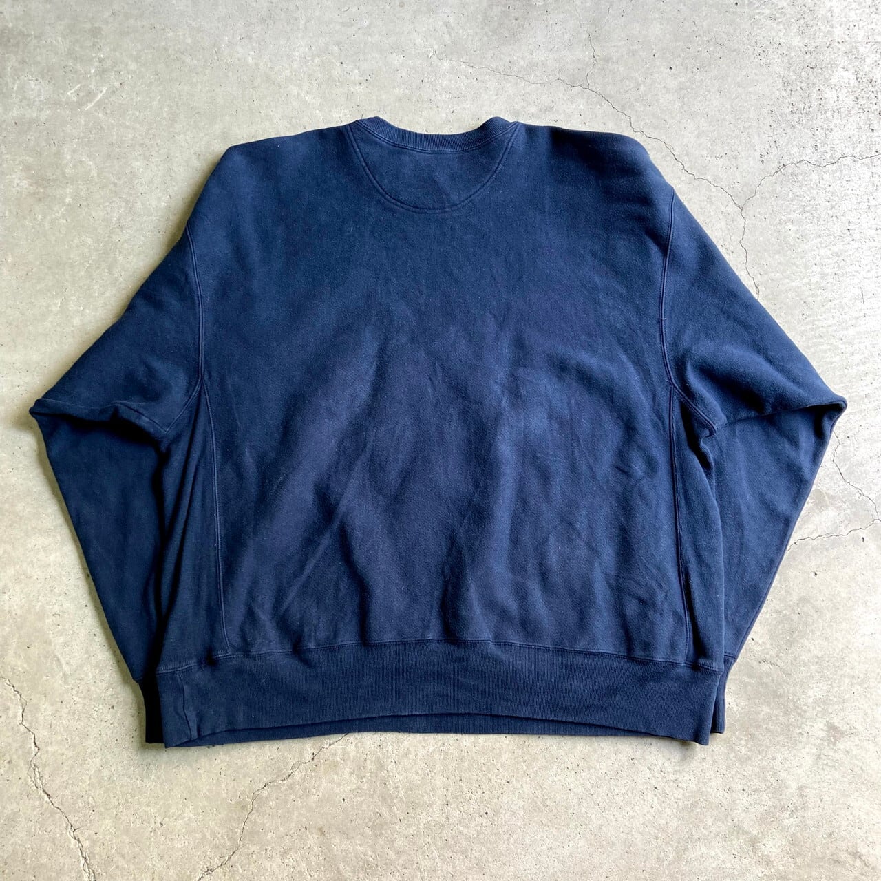 ビッグサイズ 00年代 Champion チャンピオン 企業ロゴ プリント プレミアムリバースウィーブ メンズXL相当 古着 00s ヴィンテージ ビンテージ PREMIUM REVERSE WEAVE スウェット トレーナー ネイビー 紺色 【スウェット】【WS2202-15】 | cave