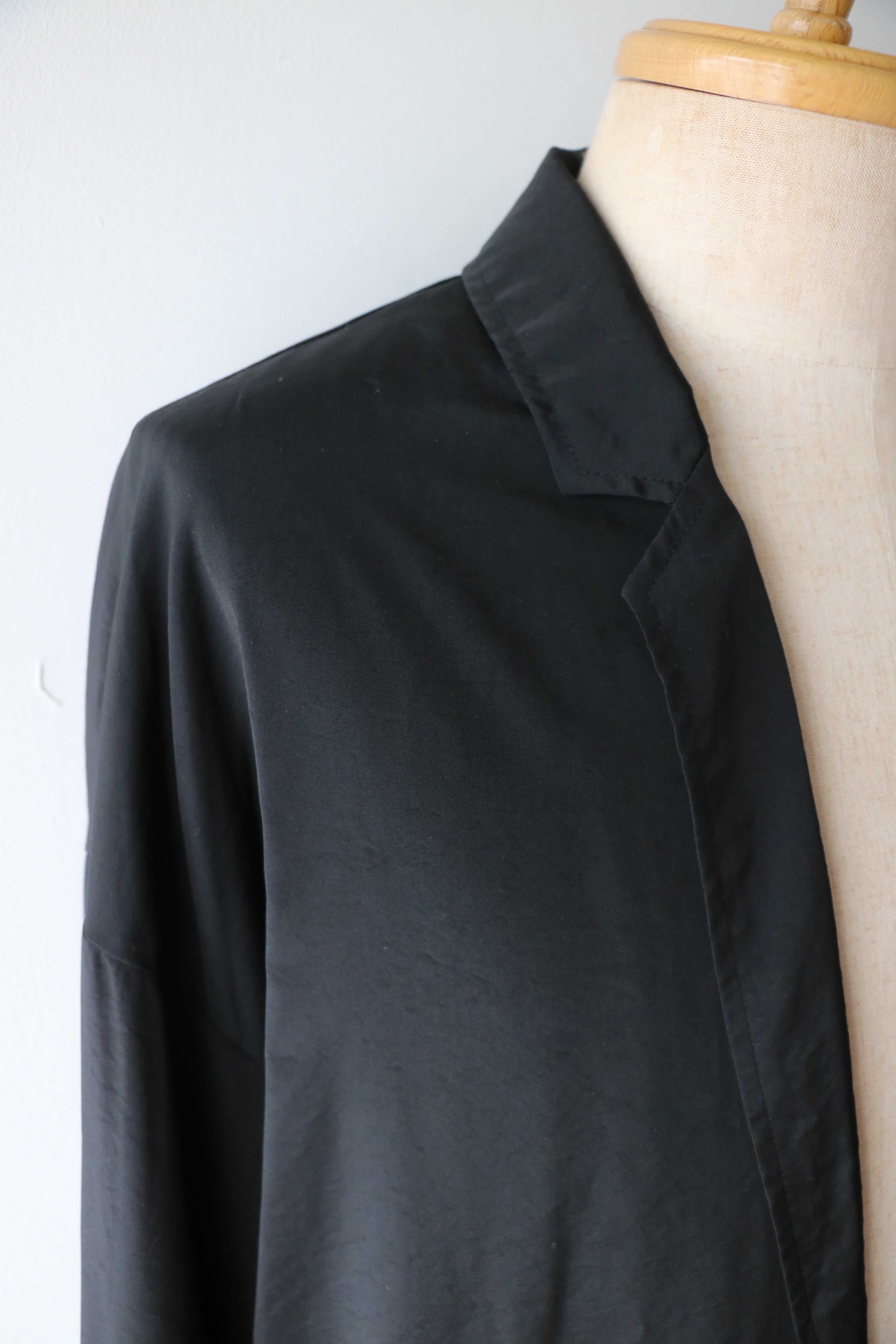 Blanc YM -Cupro Nylon Single Breasted JKT- / BL-26A-CNSJ / ブラン