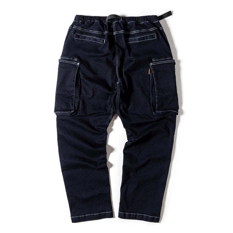 【グリップスワニー × ルートコー】 ワークパンツ デニム ストレッチ 濃紺 GRIP SWANY STRETCH DENIM PANTS ROOT CO. Collaboration Model