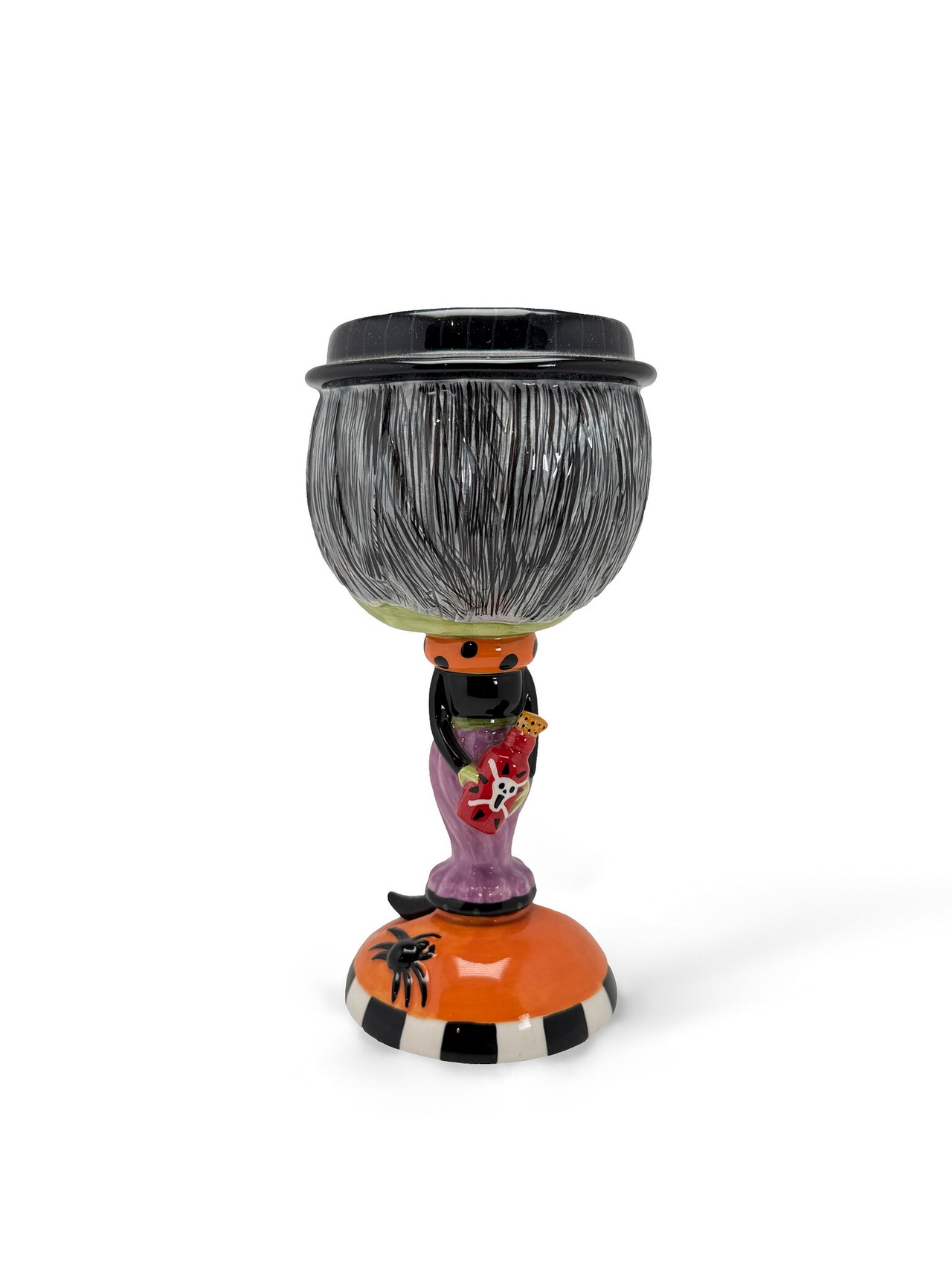 ヴィンテージ雑貨 90s USA ハロウィン 魔女モチーフ セラミックグラス