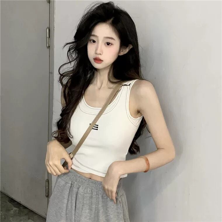 ショート丈 タンクトップ G10CNO0002 | liberal style. - 韓国