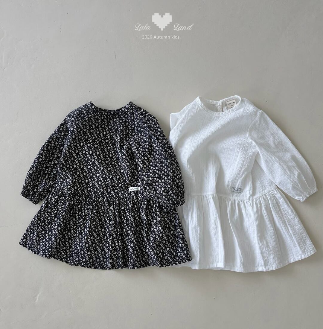 送料無料【予約】/ kidsブルーミングロングワンピース /lalaland