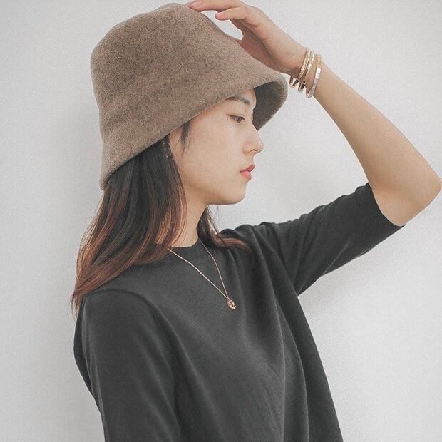 6color : Wool Cloche Hat 91011 クローシェハット | R.M.N