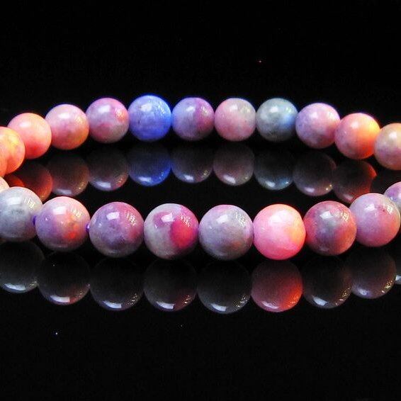 ハックマナイト ブレスレット 7mm 一点物 メール便可 111-49405