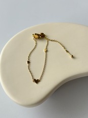 SS マグネットスライドラブチェーンブレスレット