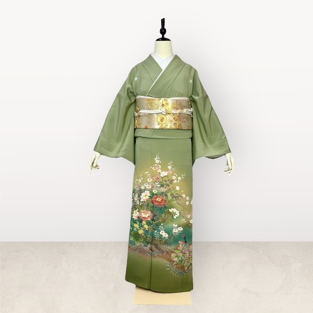 色留袖レンタル フルセット CT-016-Lサイズ
