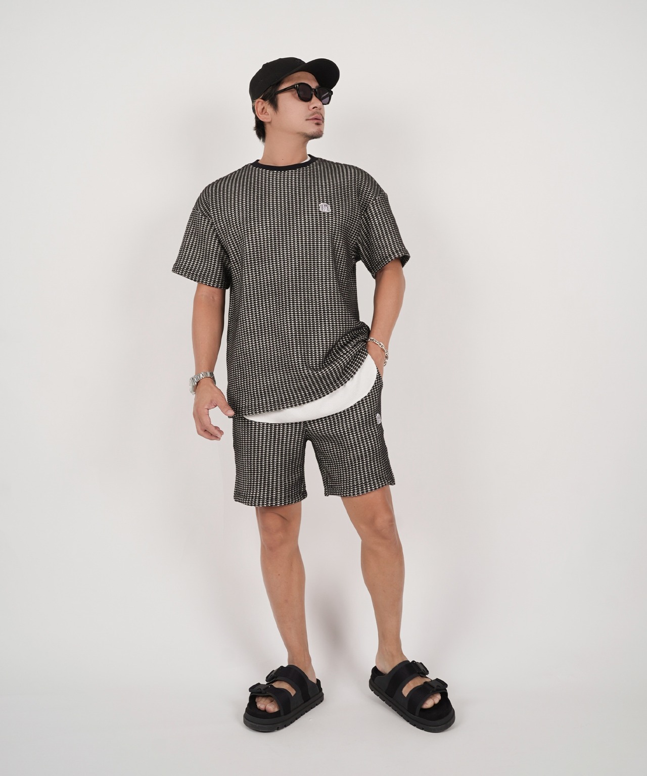 【#Re:room】MIX WAFFLE BIG T-SHIRTS［REC851］