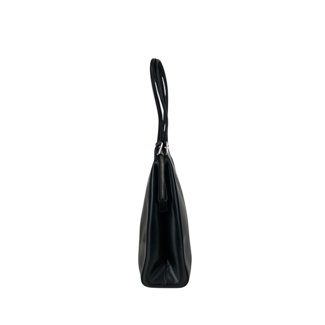 PRADA プラダ ショルダーバッグ ブラック ロゴ レザー ワンショルダー T4Q8CGH vintage ヴィンテージ オールド duepcf