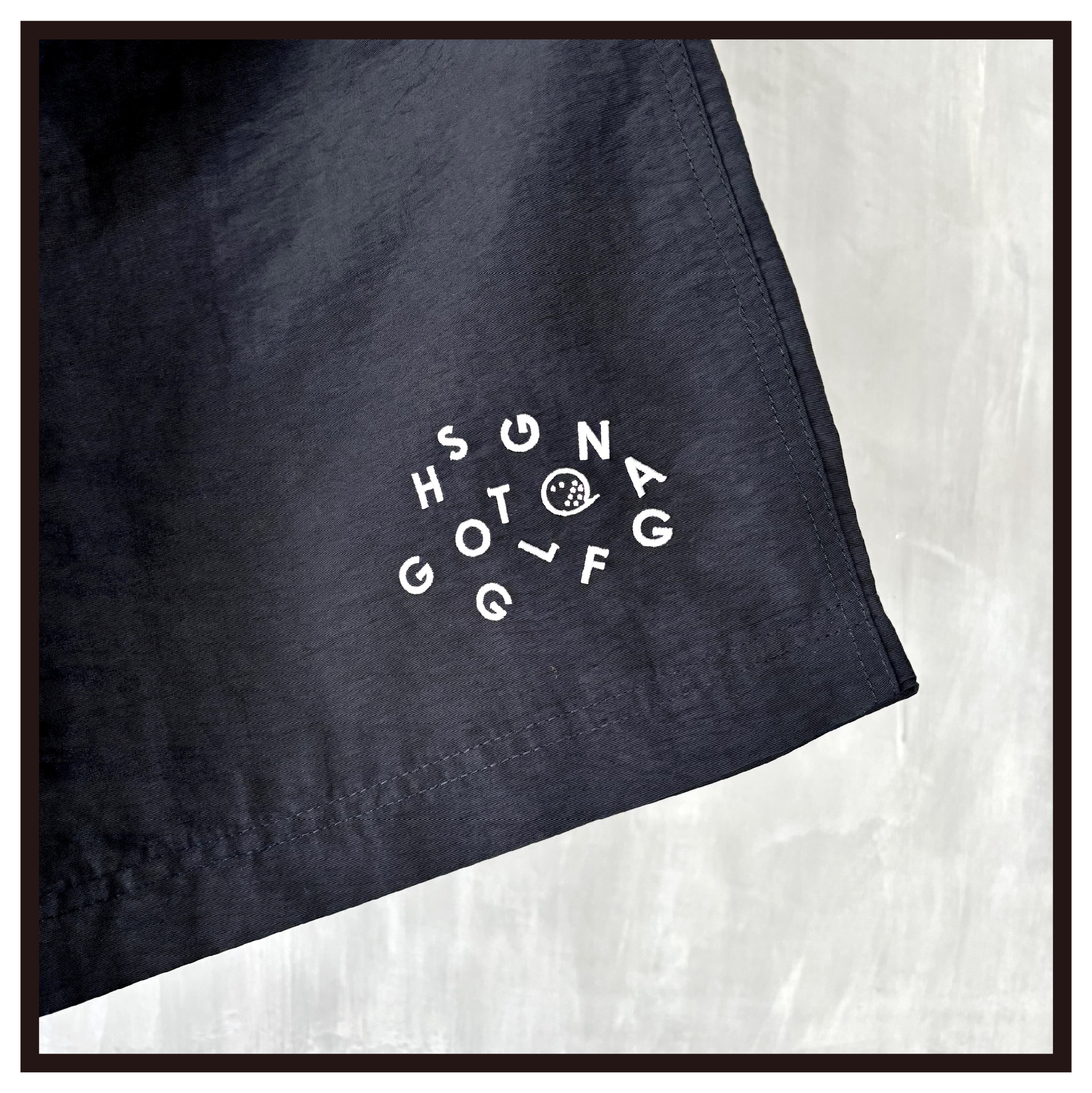 GHOST GOLF GANG 黒 ショートパンツ サイズL BREAKING NYLON SHORTS (BLACK) | GHOST GOLF GANG
